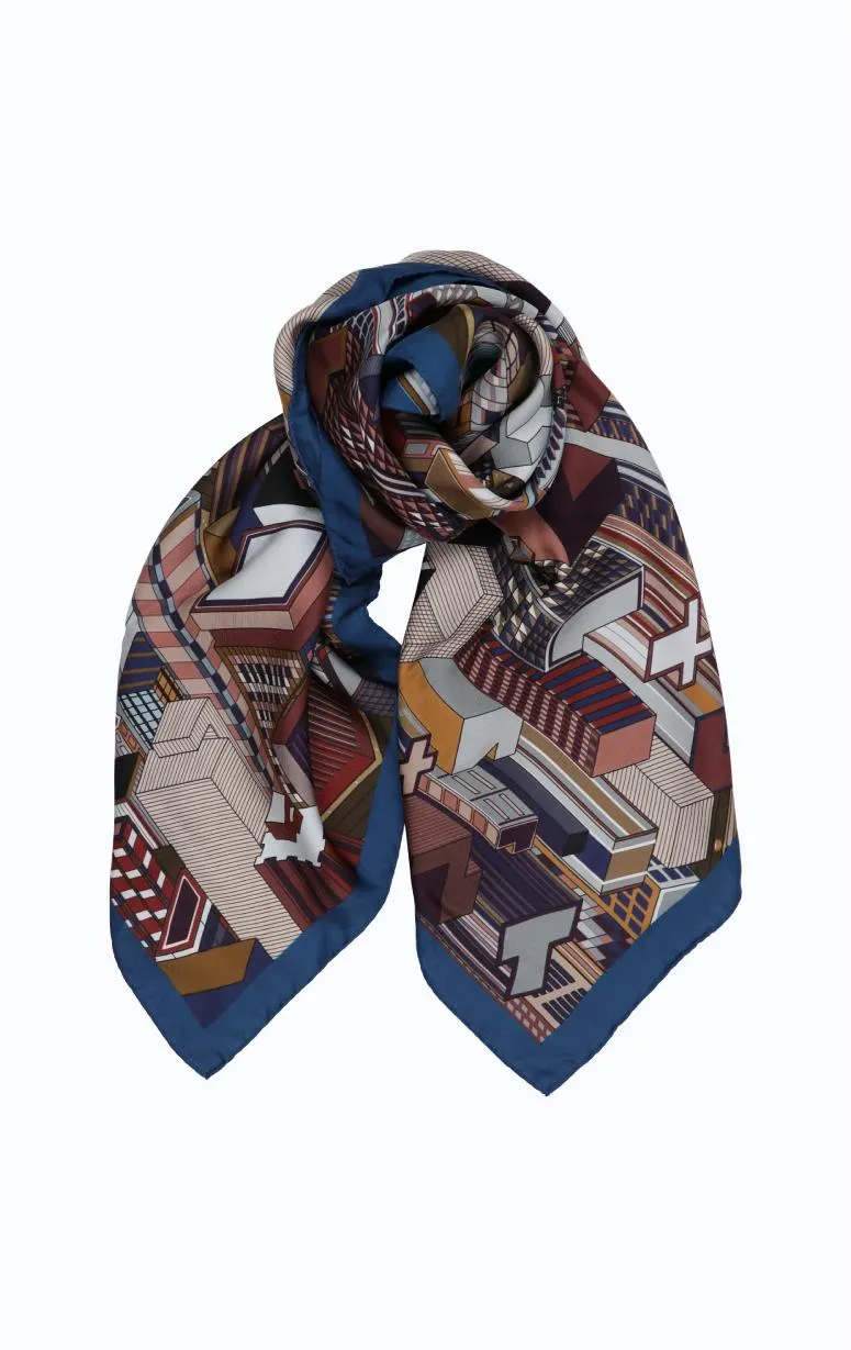 100% Silk Square Scarf