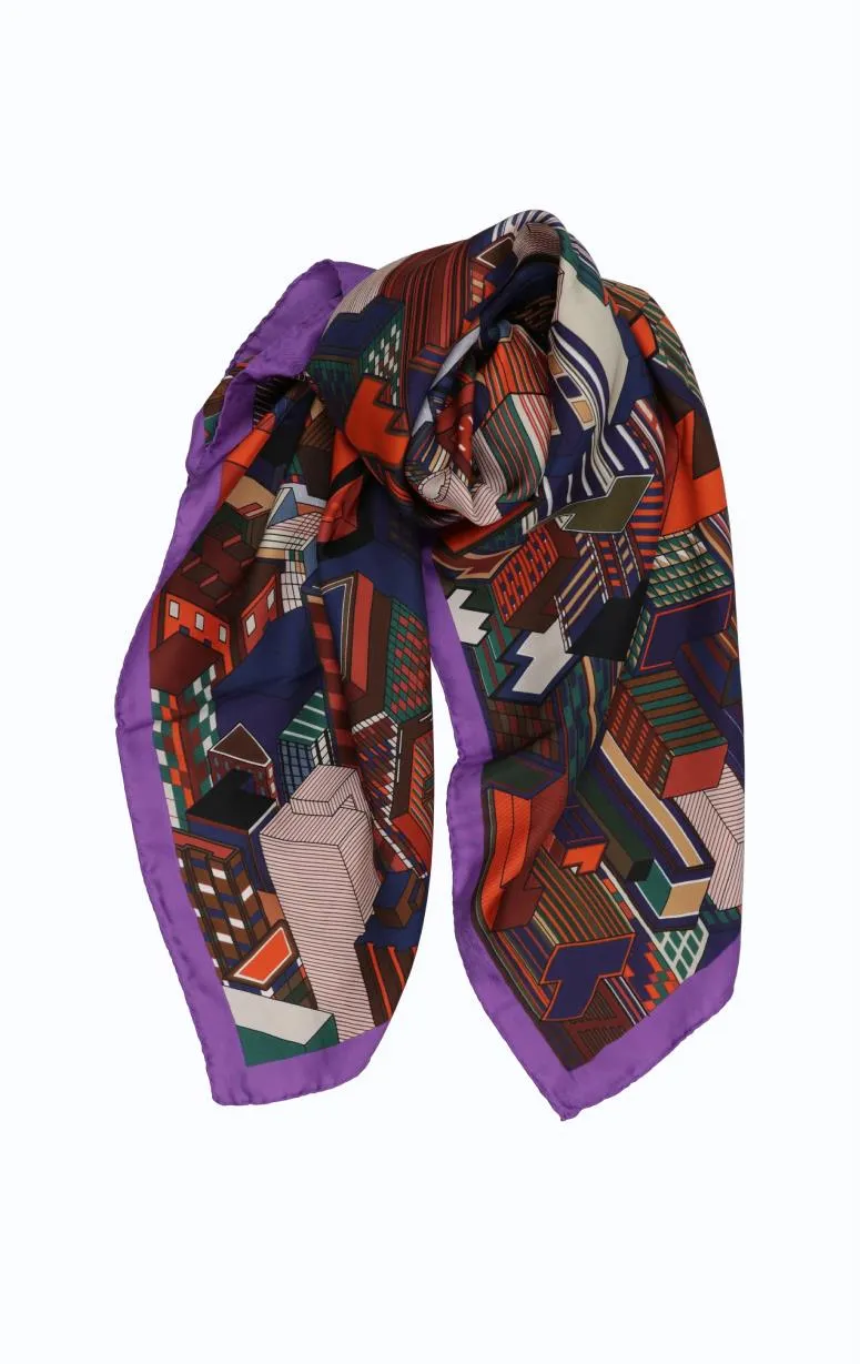 100% Silk Square Scarf