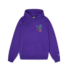 [13090814] Arizona Diamondbacks Blooming Purple Mens Pullover Hoodie