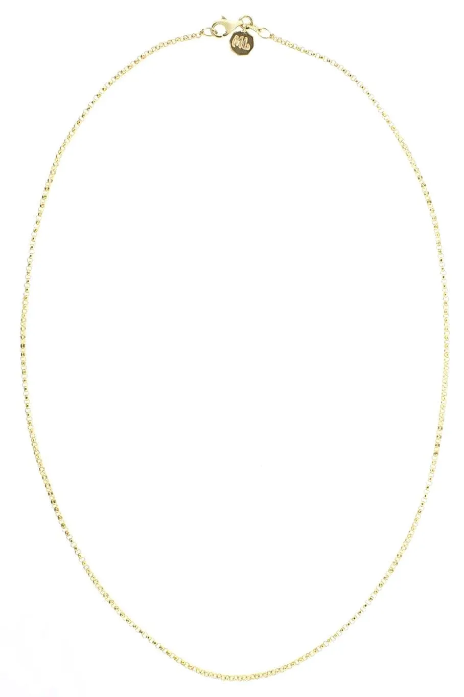 18 Inch 1.8 Rolo Chain - Yellow Gold