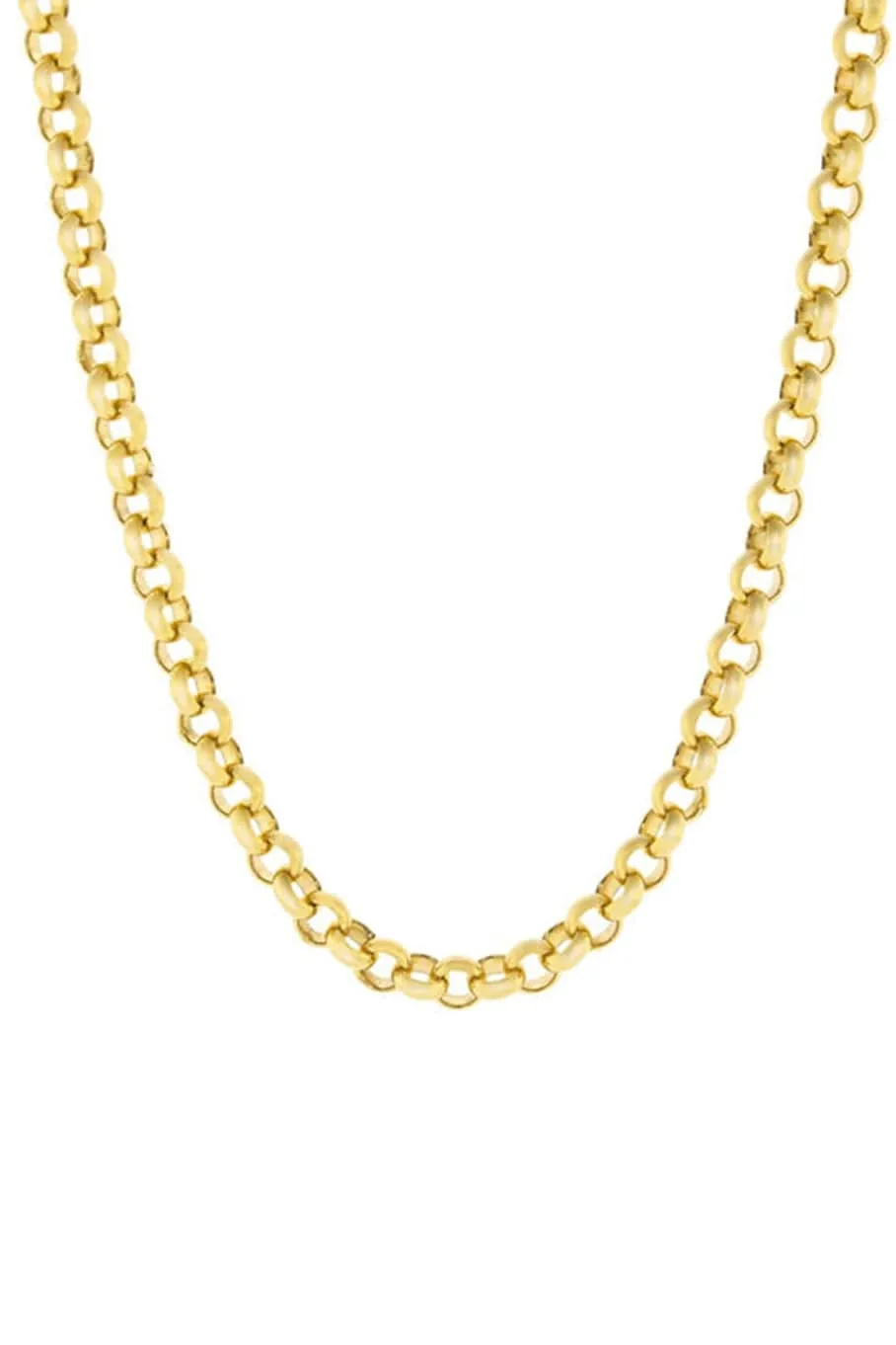 18 Inch 4.0MM Yellow Gold Rolo Chain