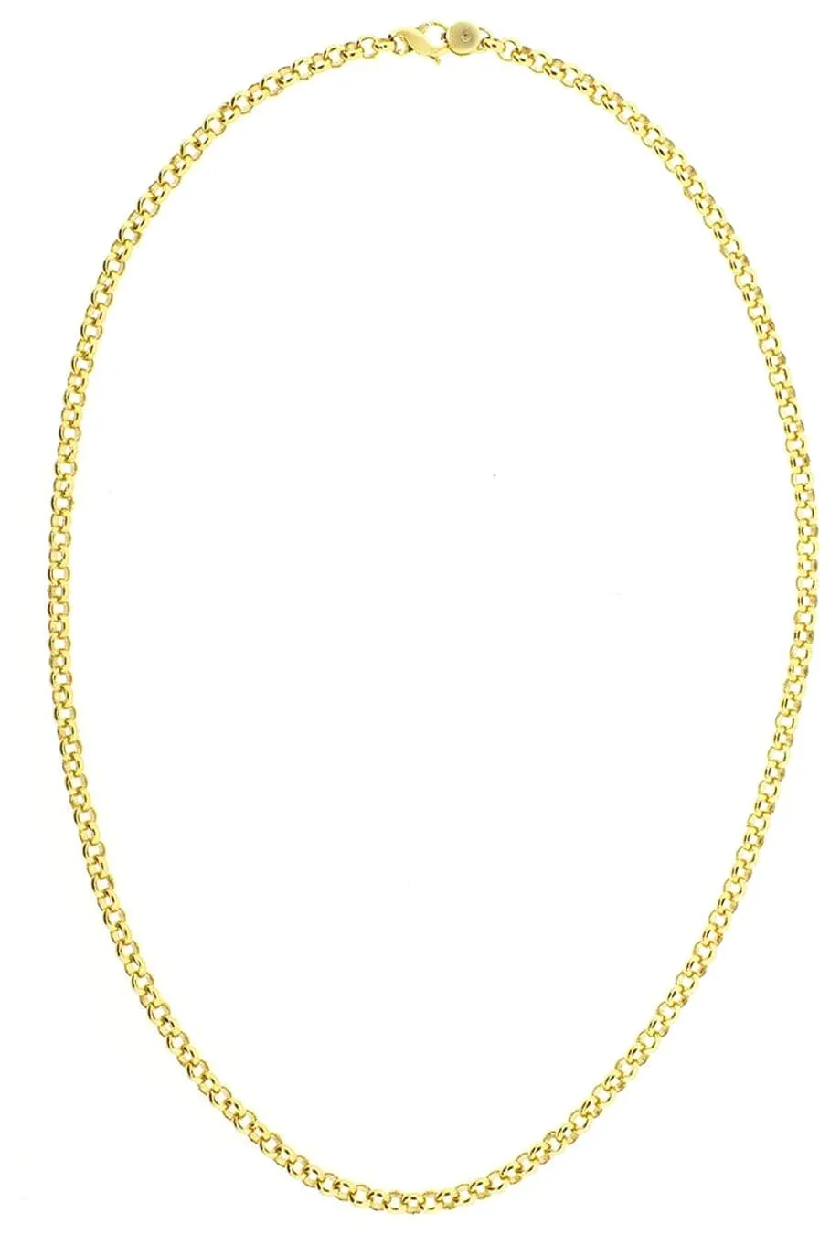 18 Inch 4.0MM Yellow Gold Rolo Chain