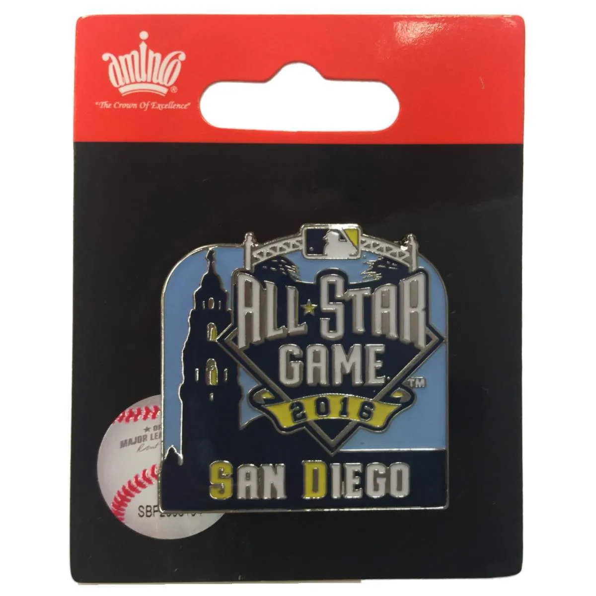 2016 All-Star Game San Diego Aminco Museum of Man Balboa Park Tower Lapel Pin