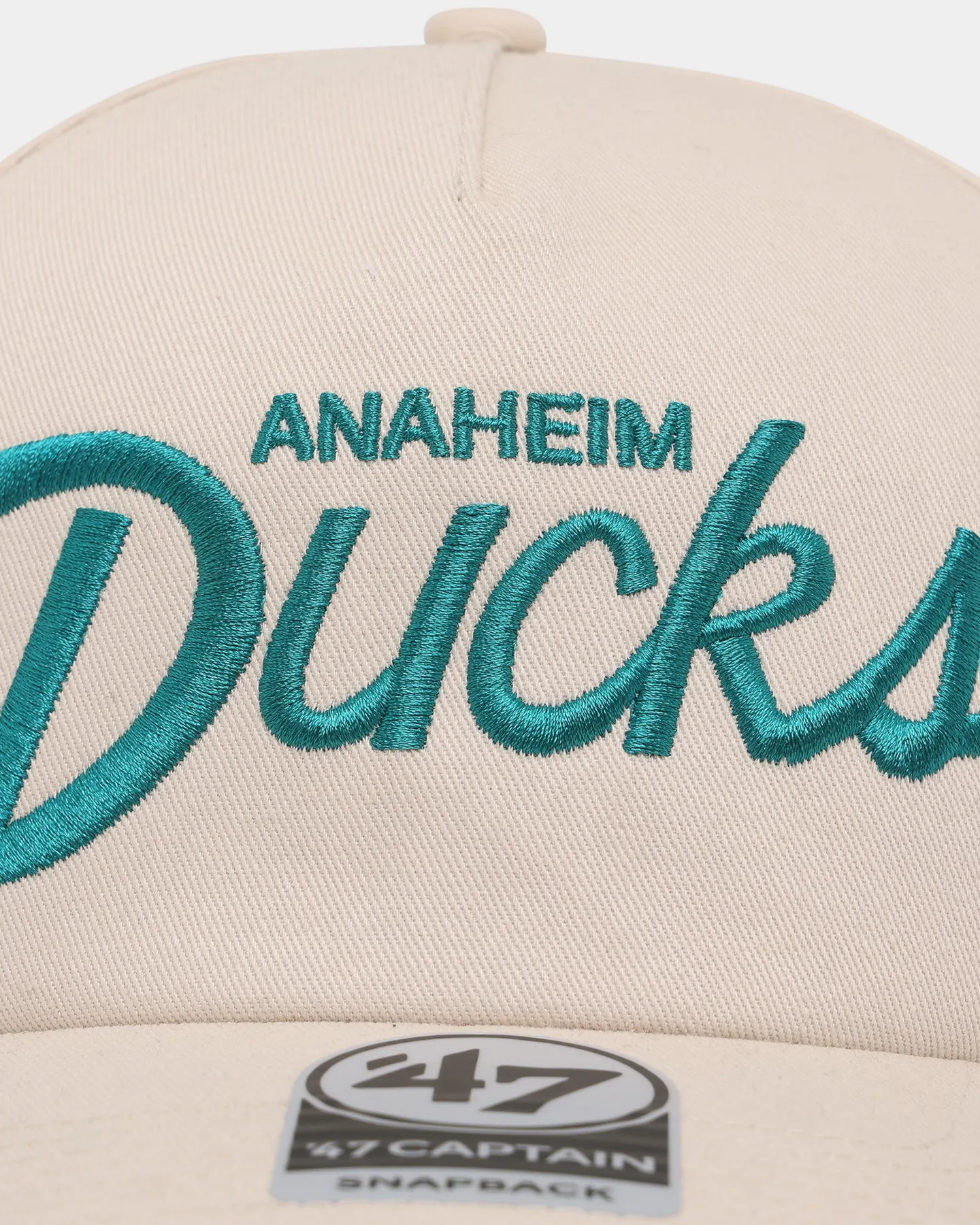 47 Brand Anaheim Ducks Nantasket Script '47 Captain DT Snapback Bone