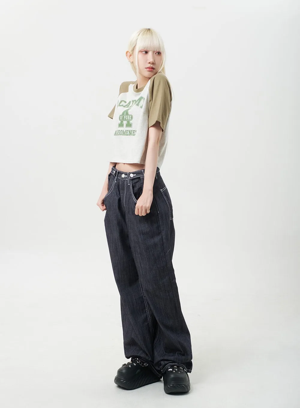 Academy Cropped Tee BY330