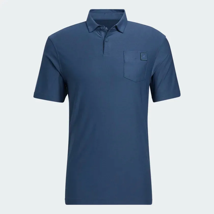 Adidas Go To Polo Men's Golf  T Shirt -Blue