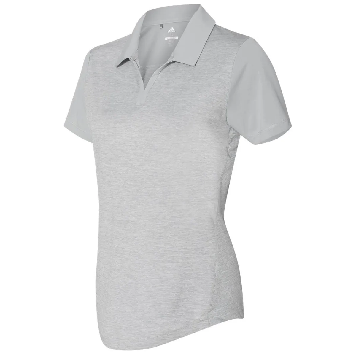 adidas Golf Women's Clear Onyx Heather/Clear Onyx Heather Block Sport Shirt