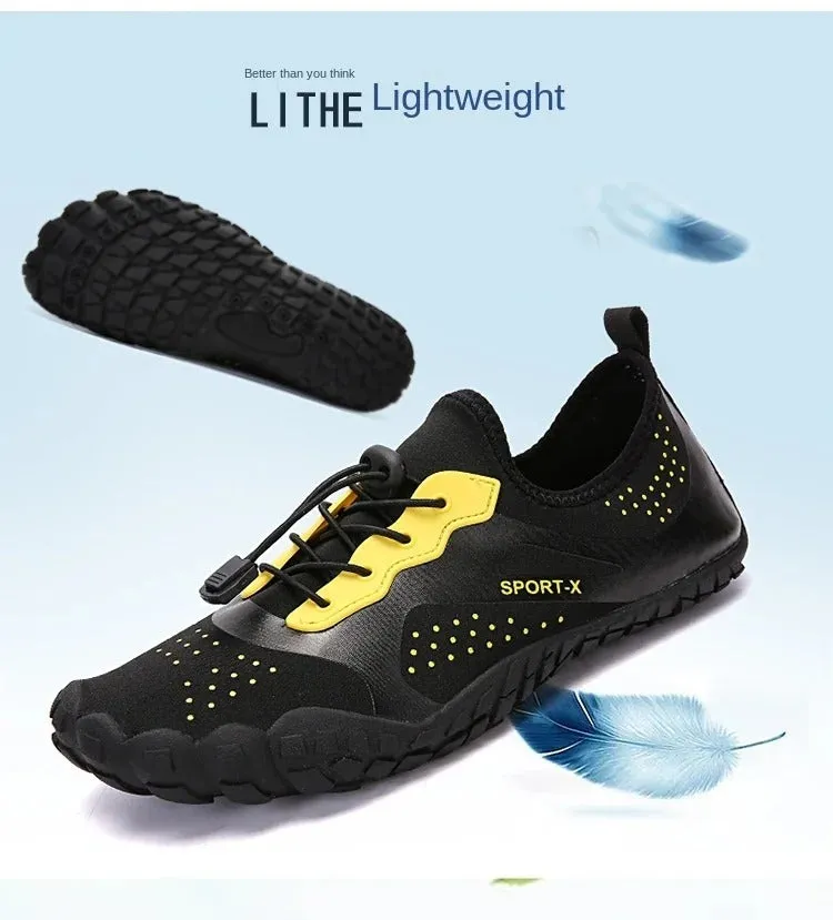 Adults Five-finger Cross-Country Breathable Outdoor Hiking Swimming Shoes