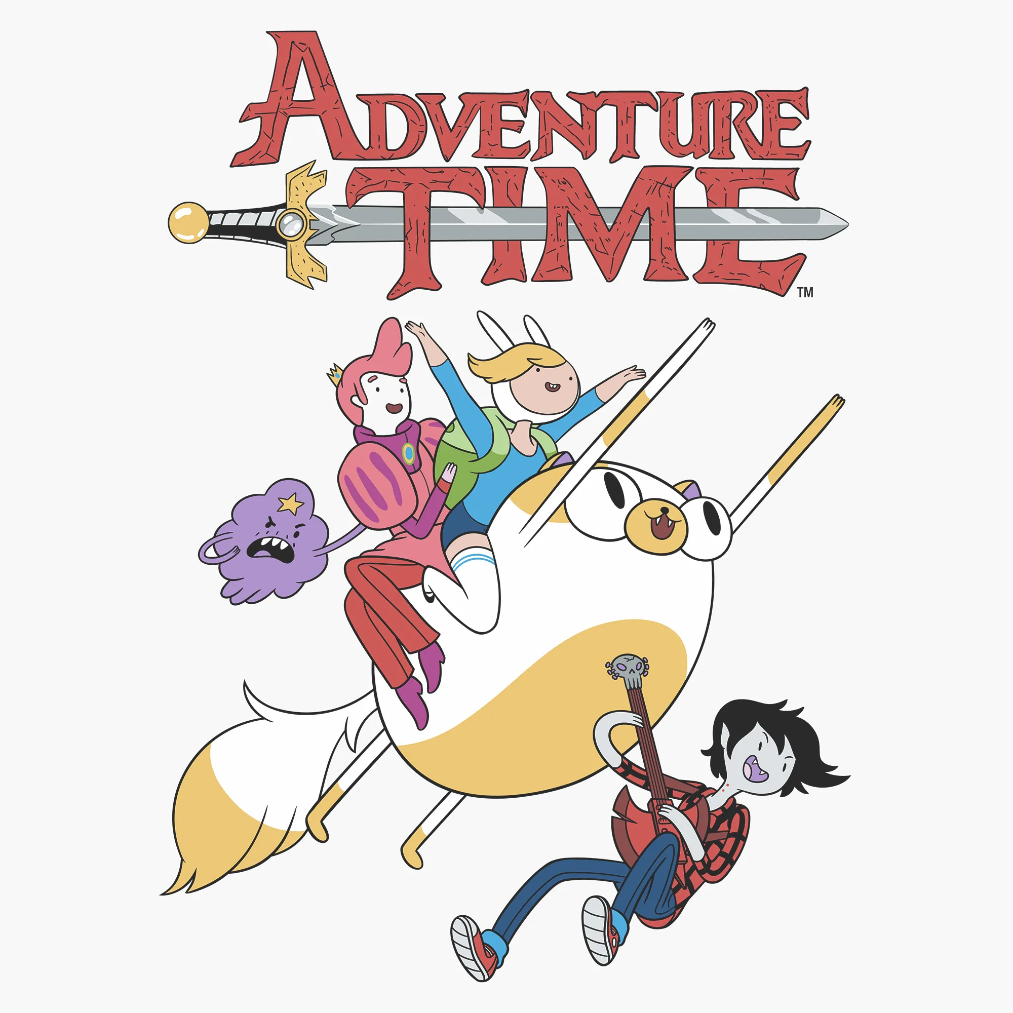 Adventure Time - Fionna, Cake, and Friends Tee