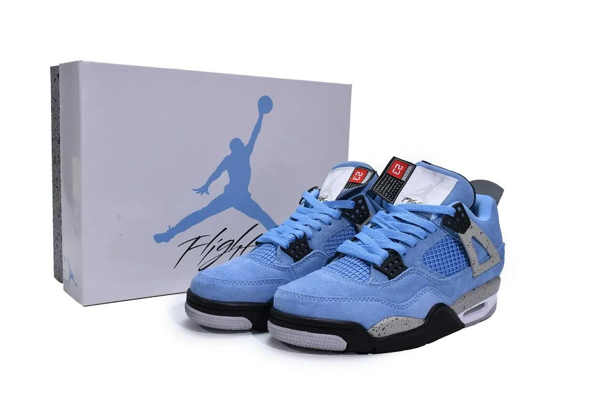 AIR JORDAN 4 RETRO " UNIVERSITY BLUE "