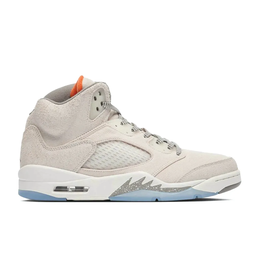 Air Jordan 5 Retro SE Craft (GS) - Light Orewood Brown/Safety Orange/Flat Pewter