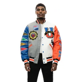 All Star Varsity Jacket - Royal White