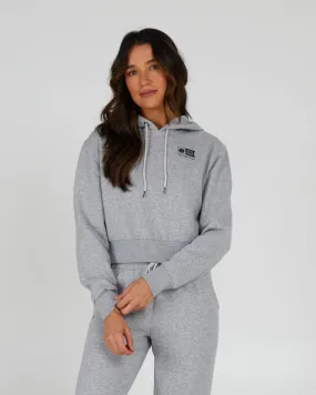 Alpha Athletic Heather Crop Hoody