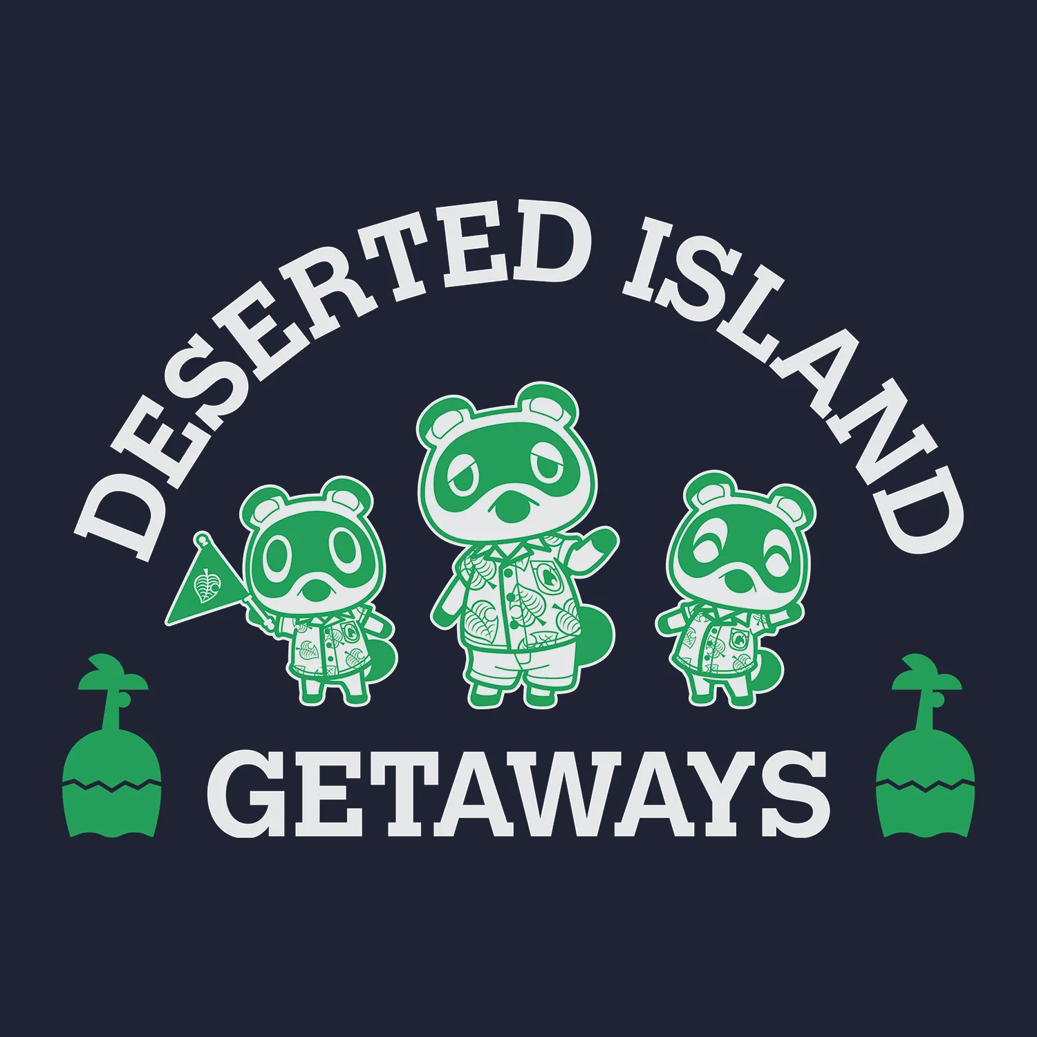 Animal Crossing - Deserted Island Getaways Tee