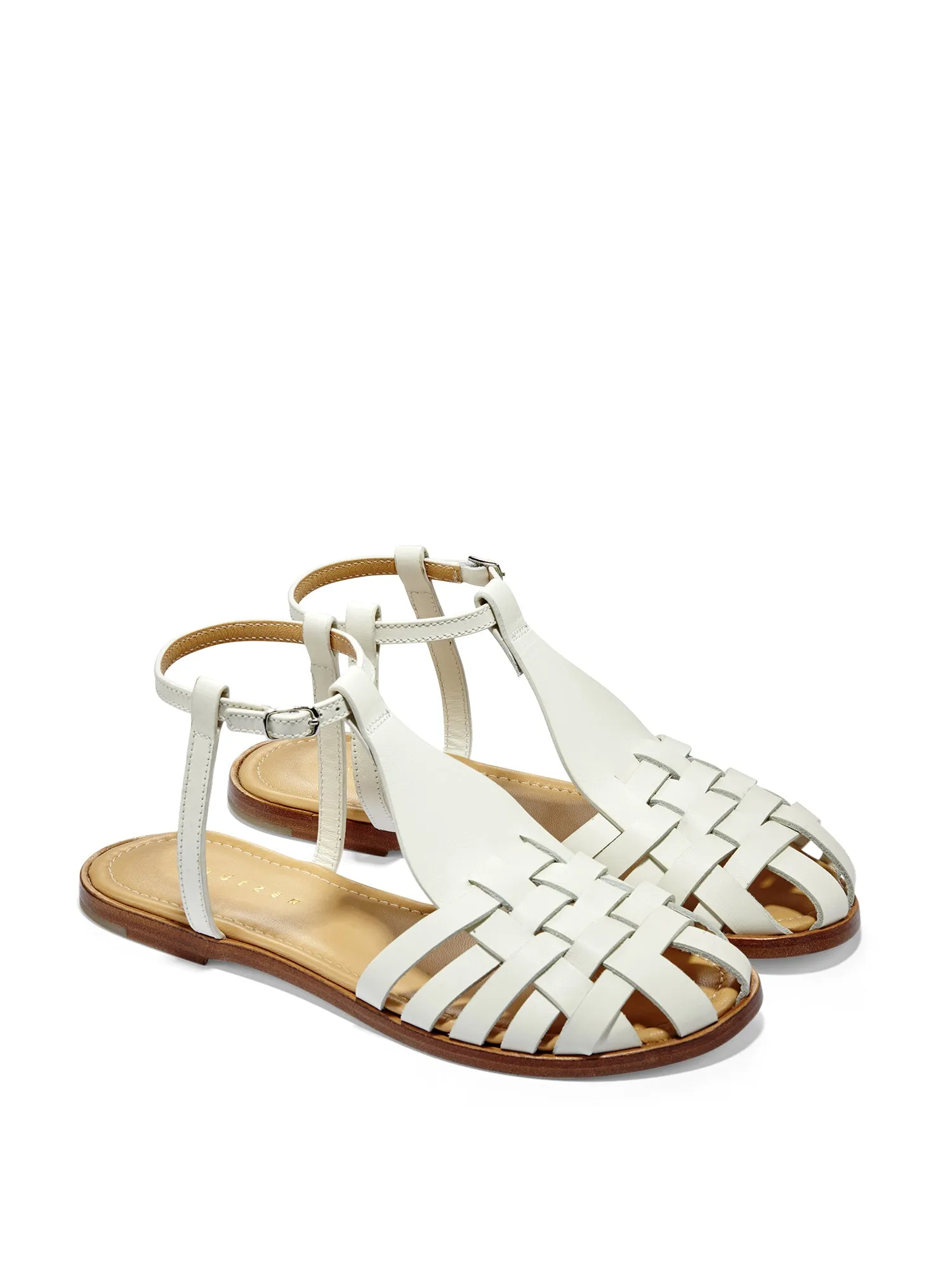 Annika Woven Leather Sandal