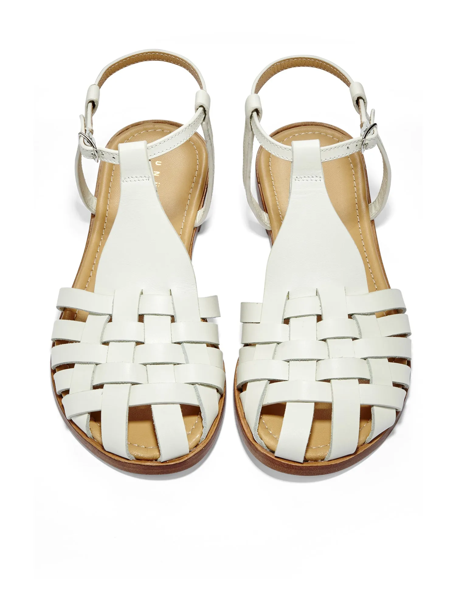 Annika Woven Leather Sandal