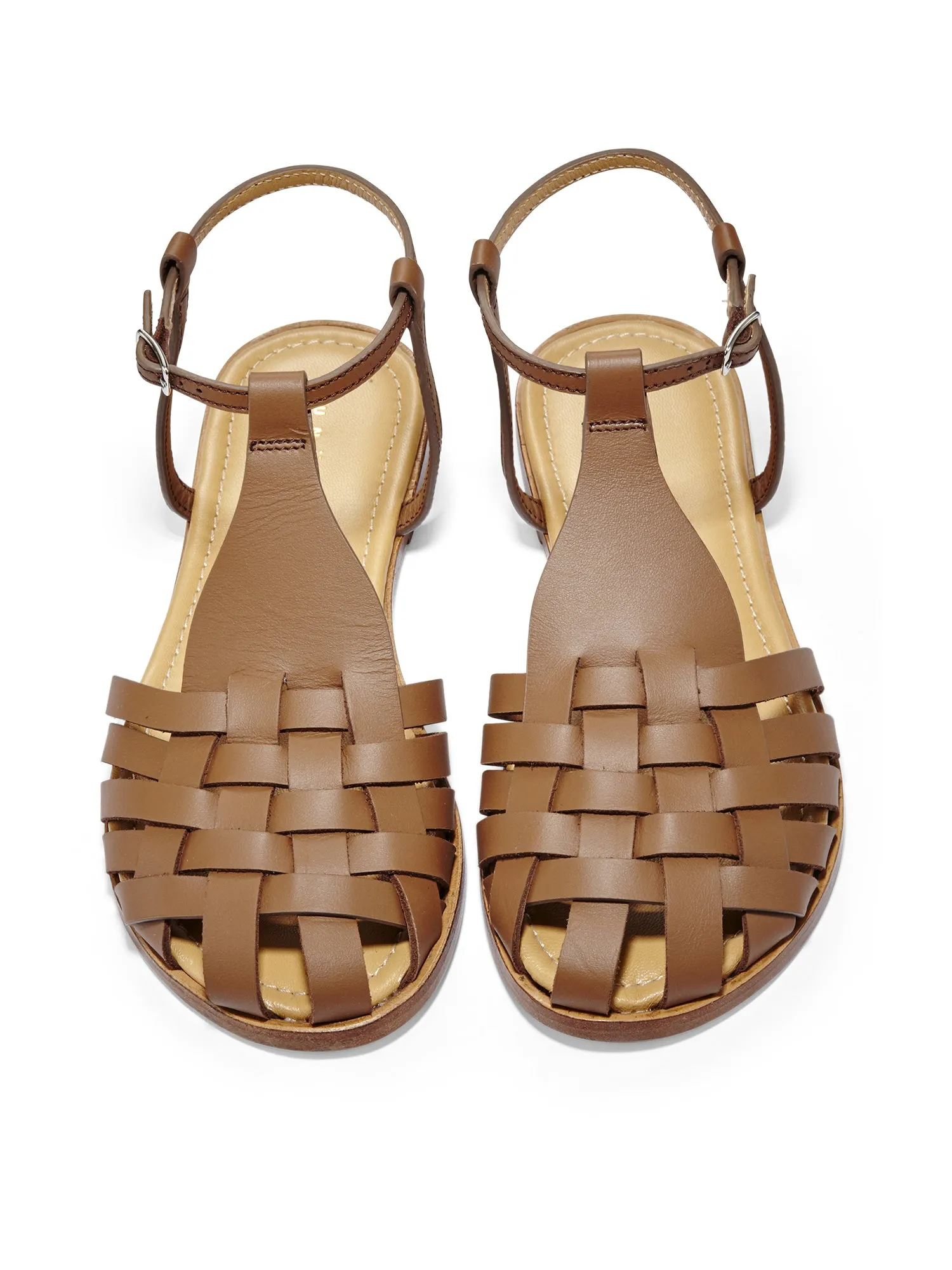 Annika Woven Leather Sandal