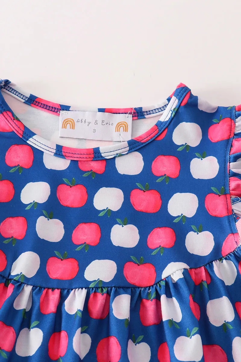 Apple print girl set