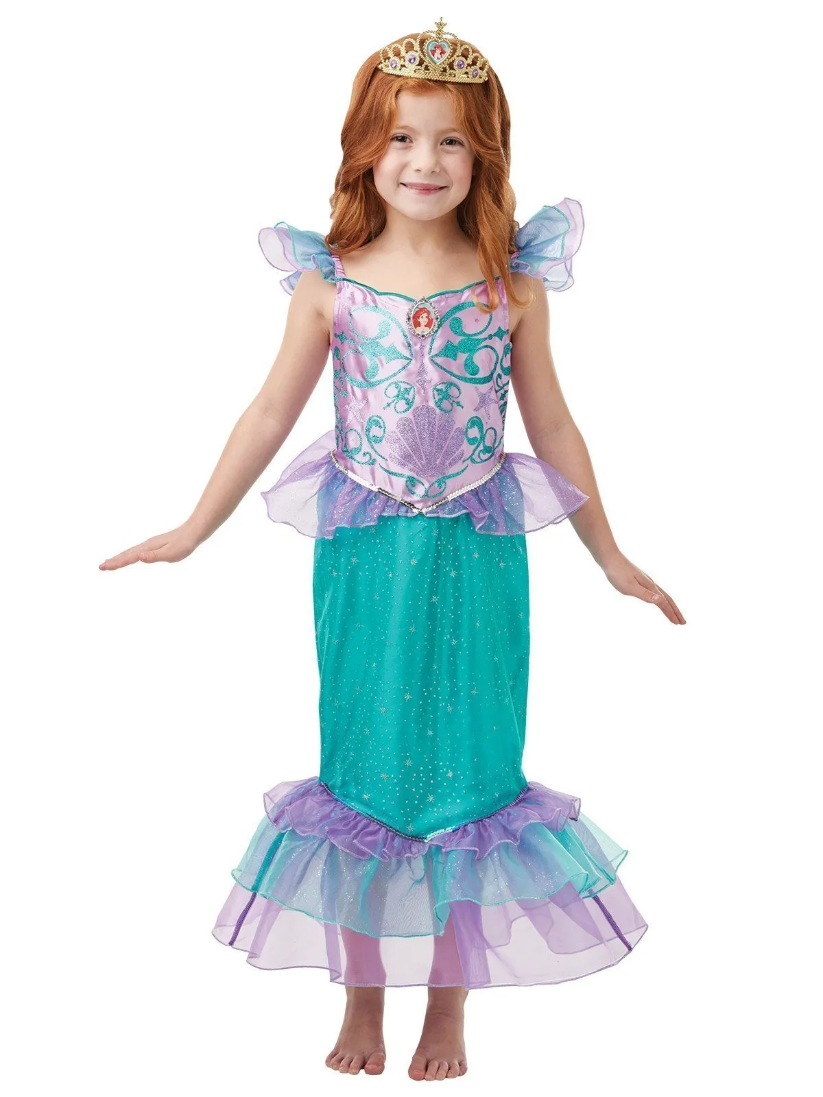 Ariel Glitter & Sparkle Costume for Kids - Disney The Little Mermaid