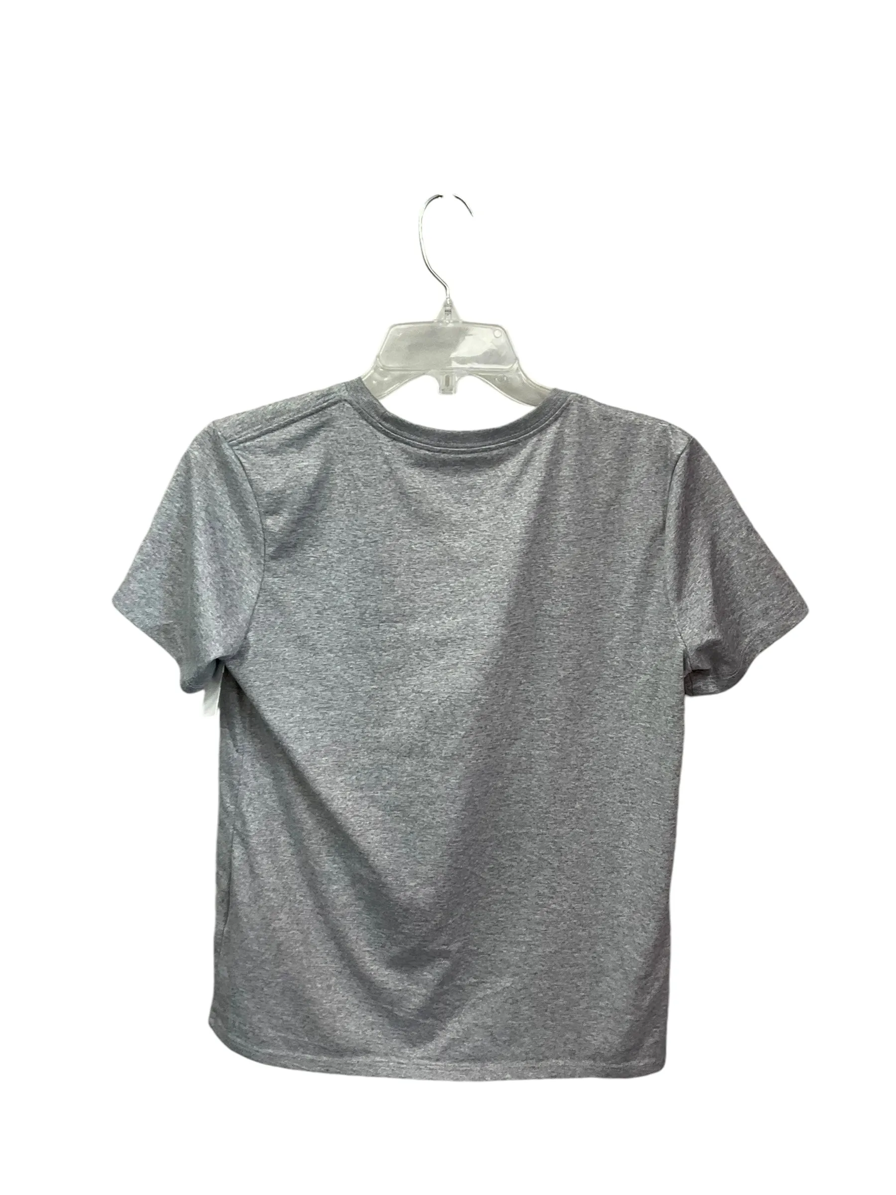 Athletic Top Short Sleeve By Nike Apparel In Grey, Size: S