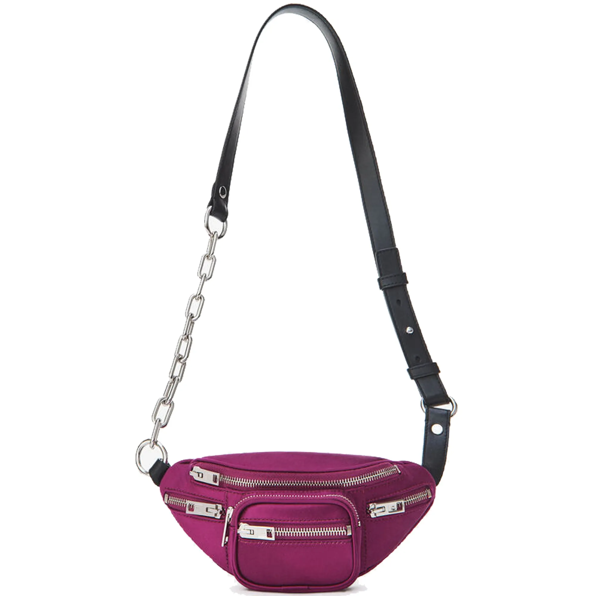 Attica Belt Bag Mini Satin, Purple