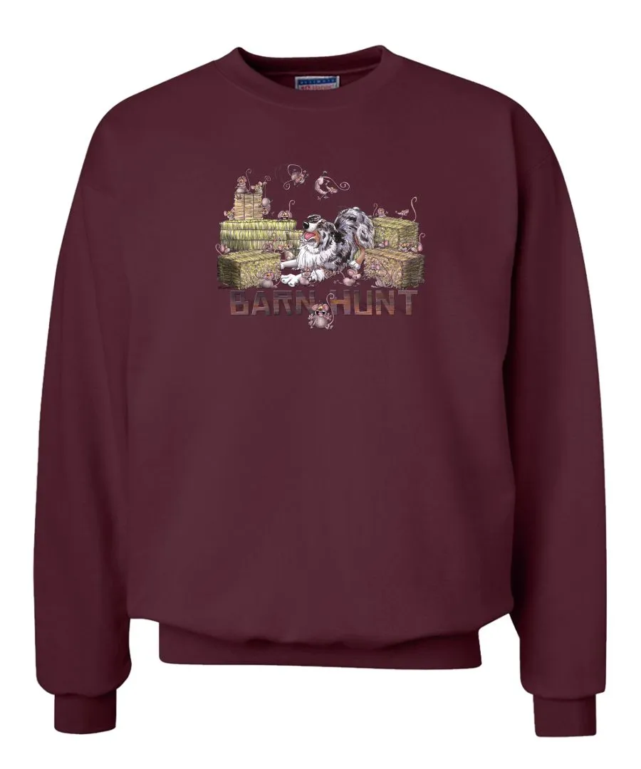 Australian Shepherd  Blue Merle - Barnhunt - Sweatshirt