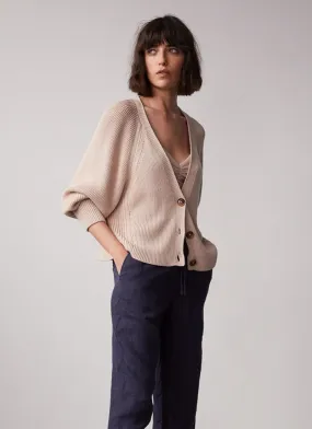 Autumn Cashmere - Oversized Boxy V Shaker Cardigan