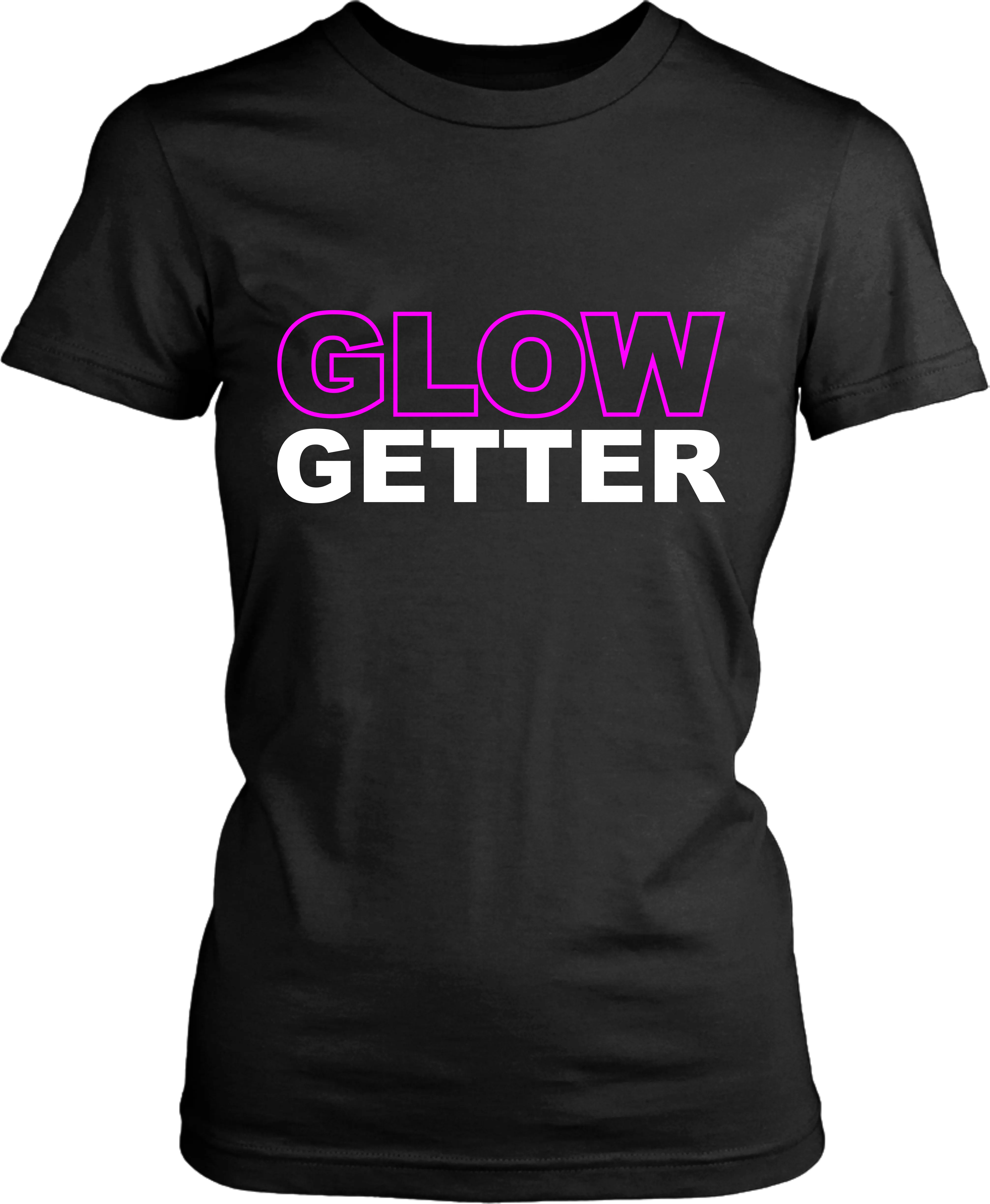 *Awesome New Release* Glow Getter T shirt - Green and White