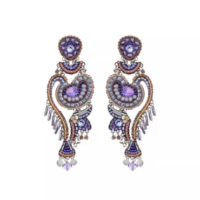 Ayala Bar Plum Blossom Dilber Chandelier Earrings