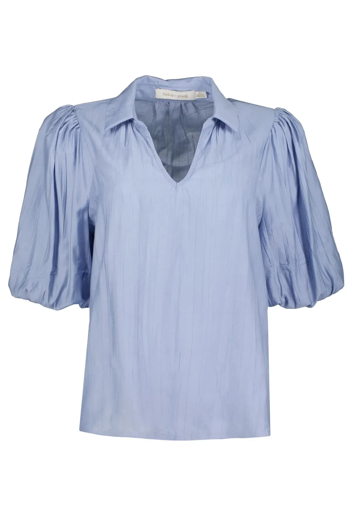 Azul Blue Bubble Slv Sofia Top