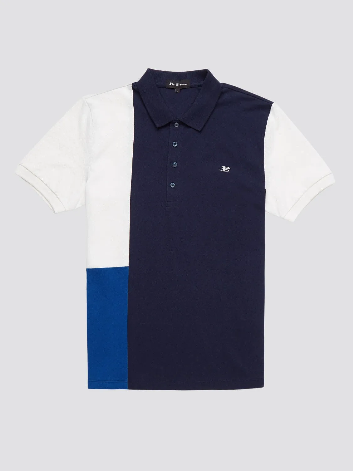 B by Ben Sherman Colorblock Polo - Marine