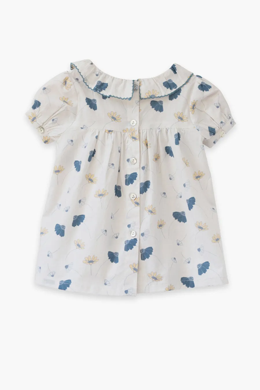 Baby Dress Beet World Emily Blue Floral Set