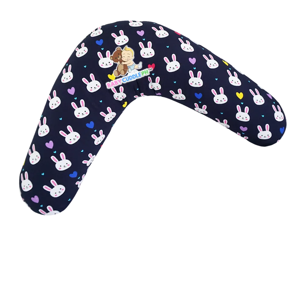 Babycuddle Nursing Pillow (Multi-use) - Bunny in Navy Blue