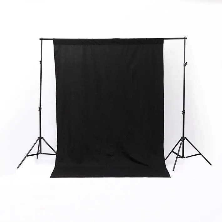 Backdrop Stand and Triple Colour Muslin Cotton Backdrop Kit