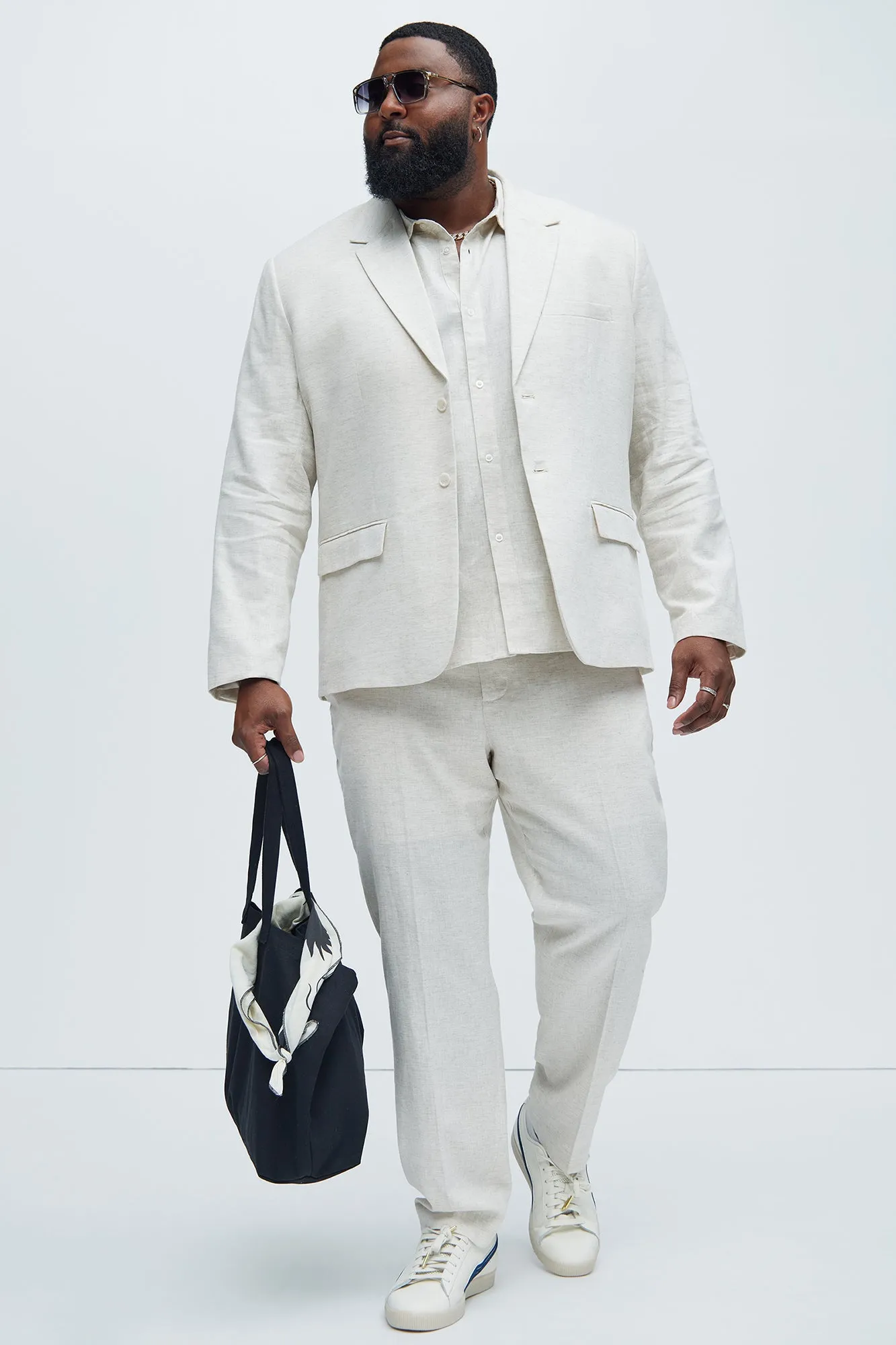 Bahamas Linen Suit Jacket - Oatmeal