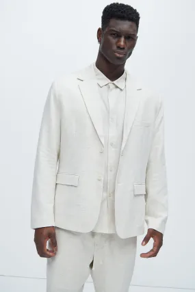 Bahamas Linen Suit Jacket - Oatmeal