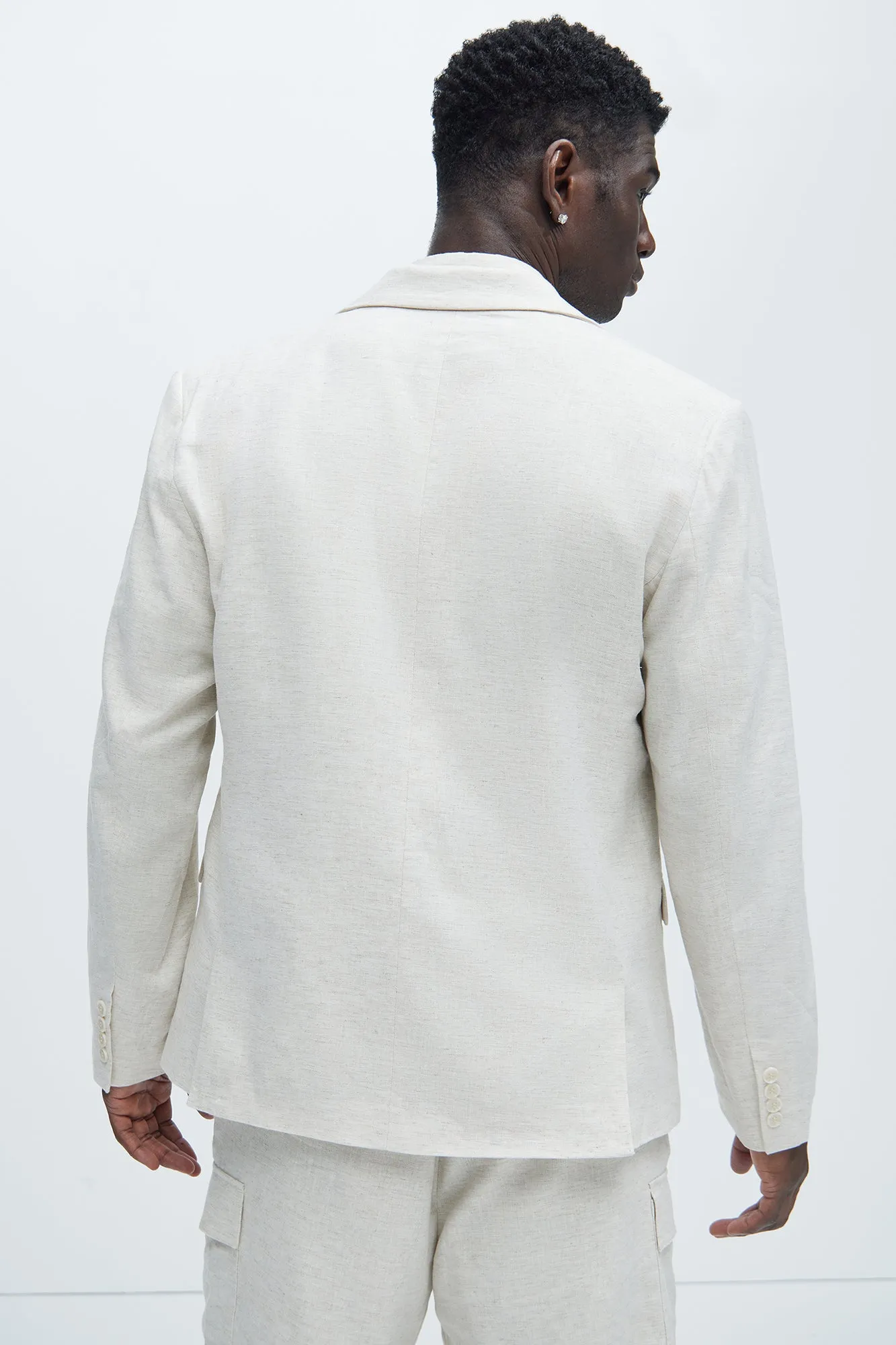 Bahamas Linen Suit Jacket - Oatmeal