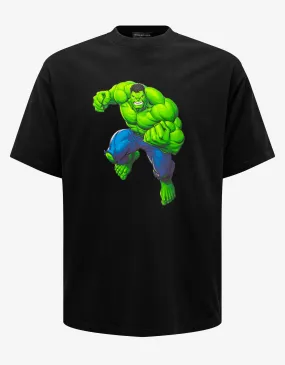 Balenciaga Black Hulk Medium Fit T-Shirt