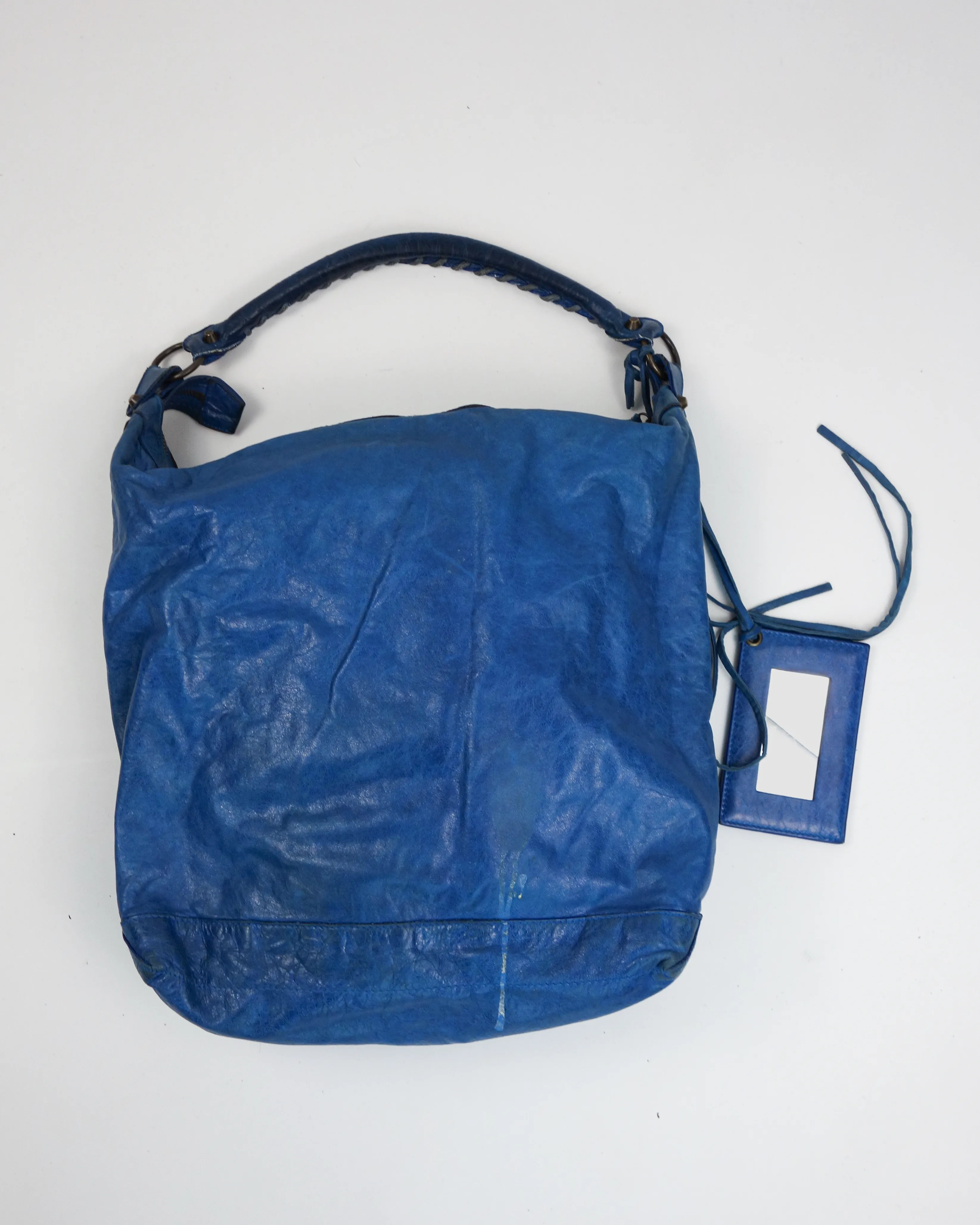 Balenciaga Day Blue Leather Bag 2010