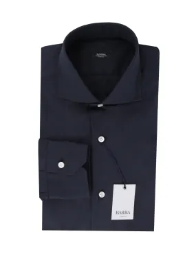 Barba Napoli Midnight Navy Blue Shirt - Extra Slim