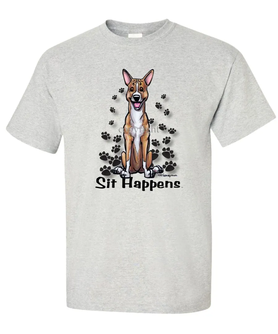 Basenji - Sit Happens - T-Shirt