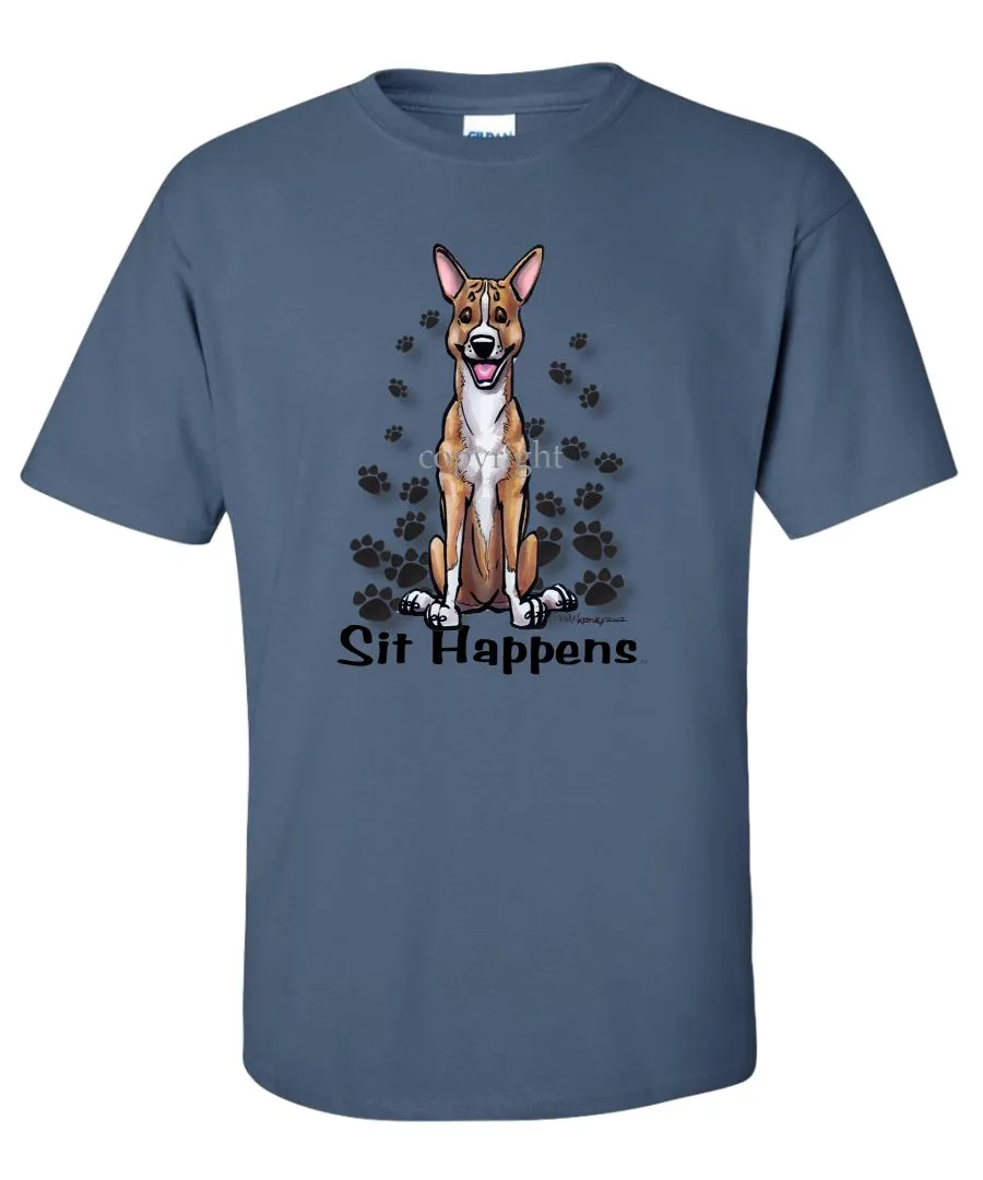 Basenji - Sit Happens - T-Shirt