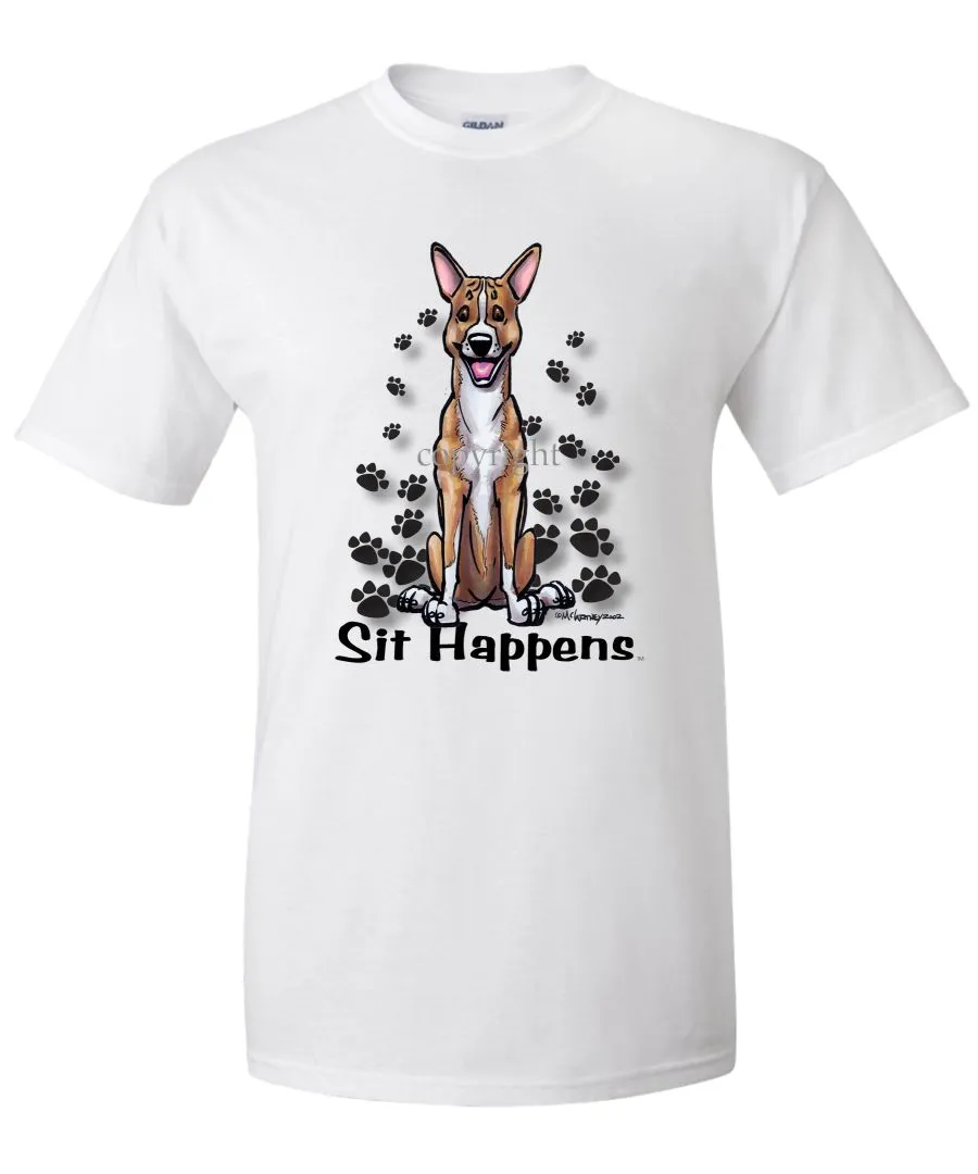 Basenji - Sit Happens - T-Shirt