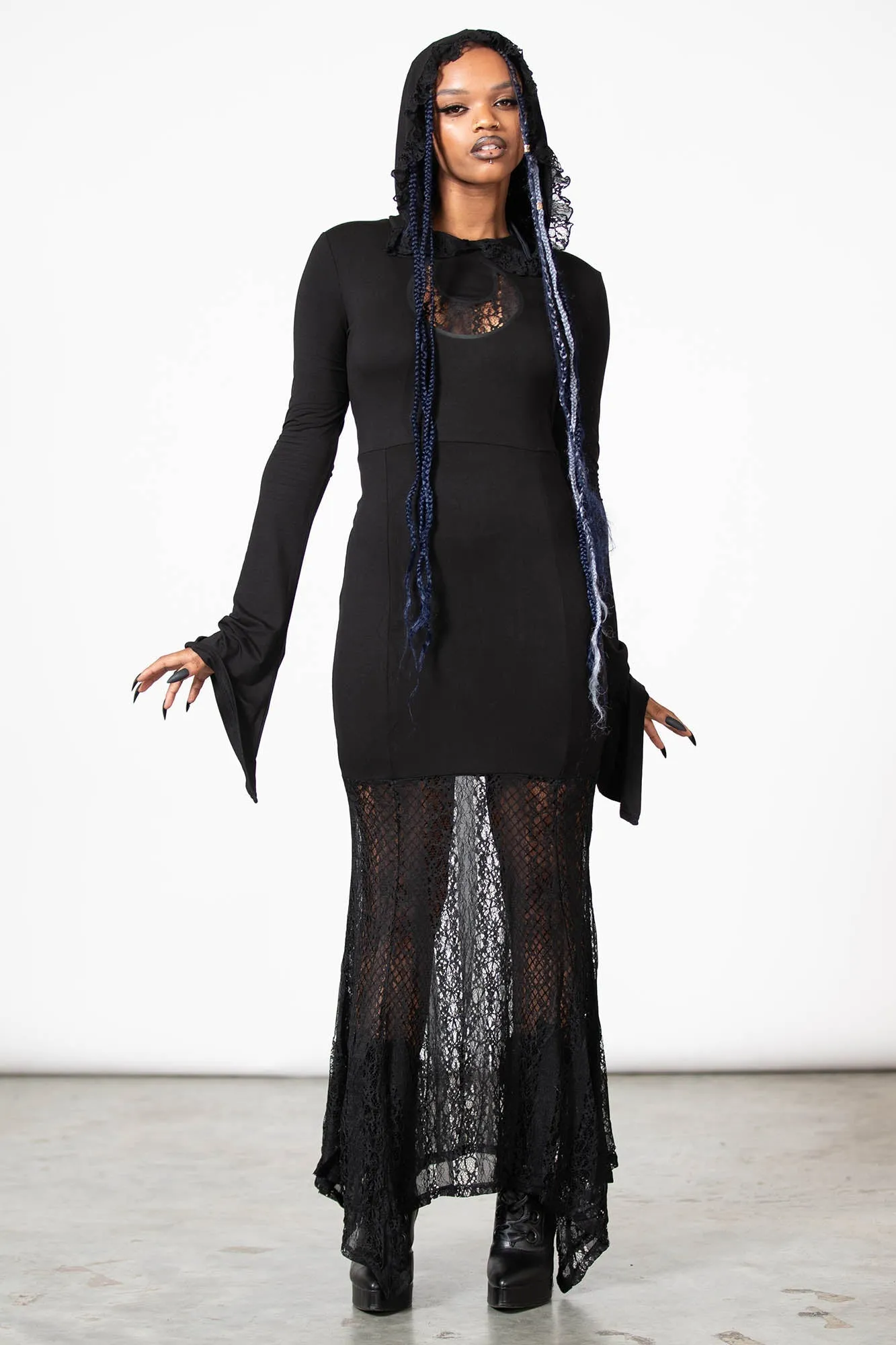 Besome Hooded Maxi Dress - Resurrect