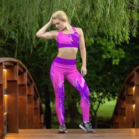 Beverly Hot Pink Liquid Leggings