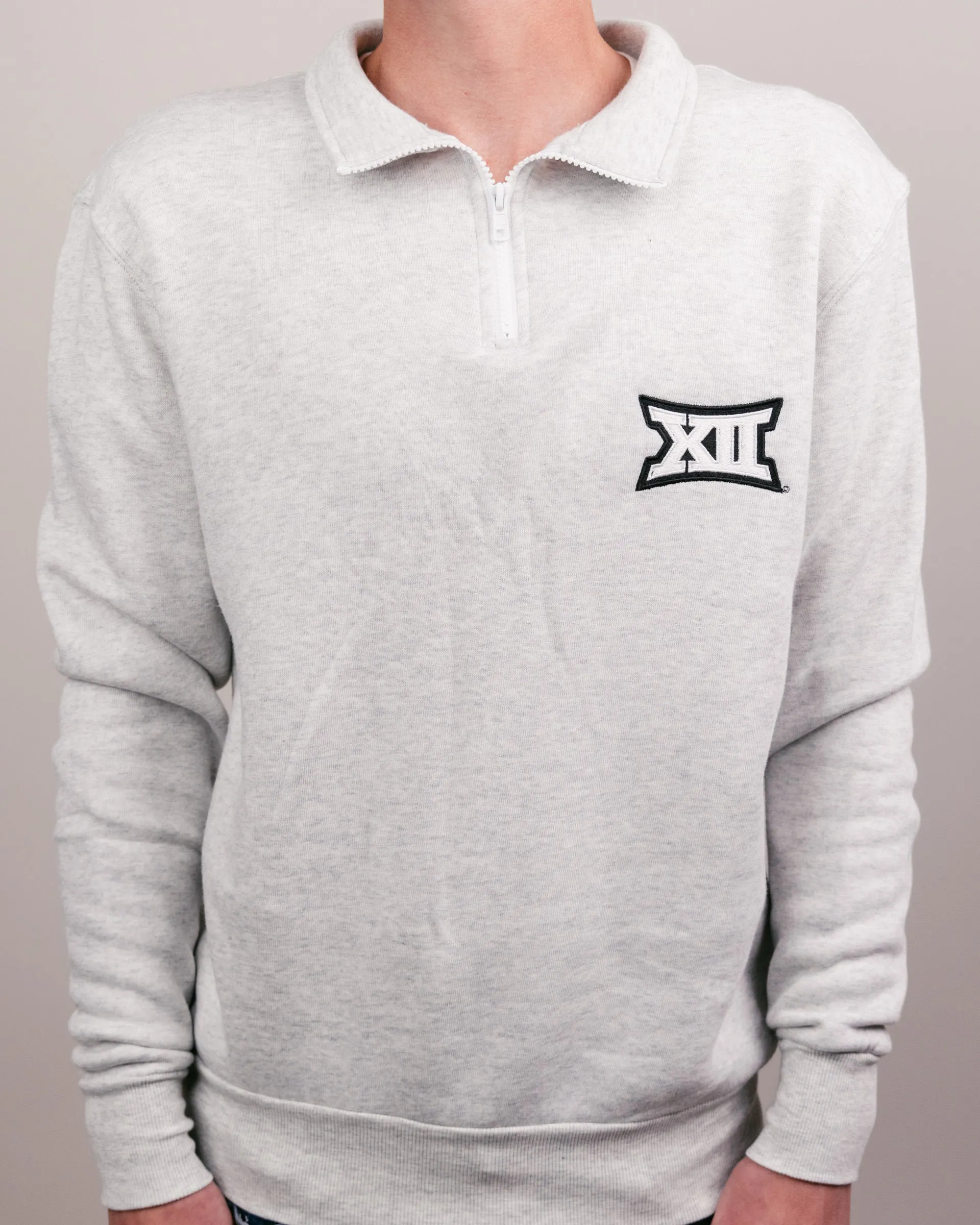 Big 12 Ash Grey Quarter Zip