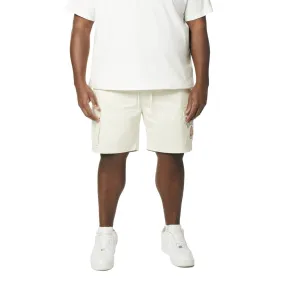 Big and Tall - Graphic Polished Twill Shorts - Chalk