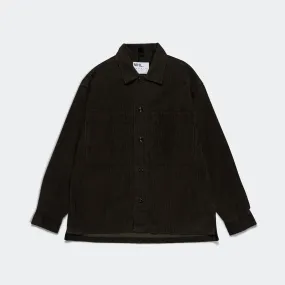 Big Pocket Shirt - Forest Dry Cotton Needlecord