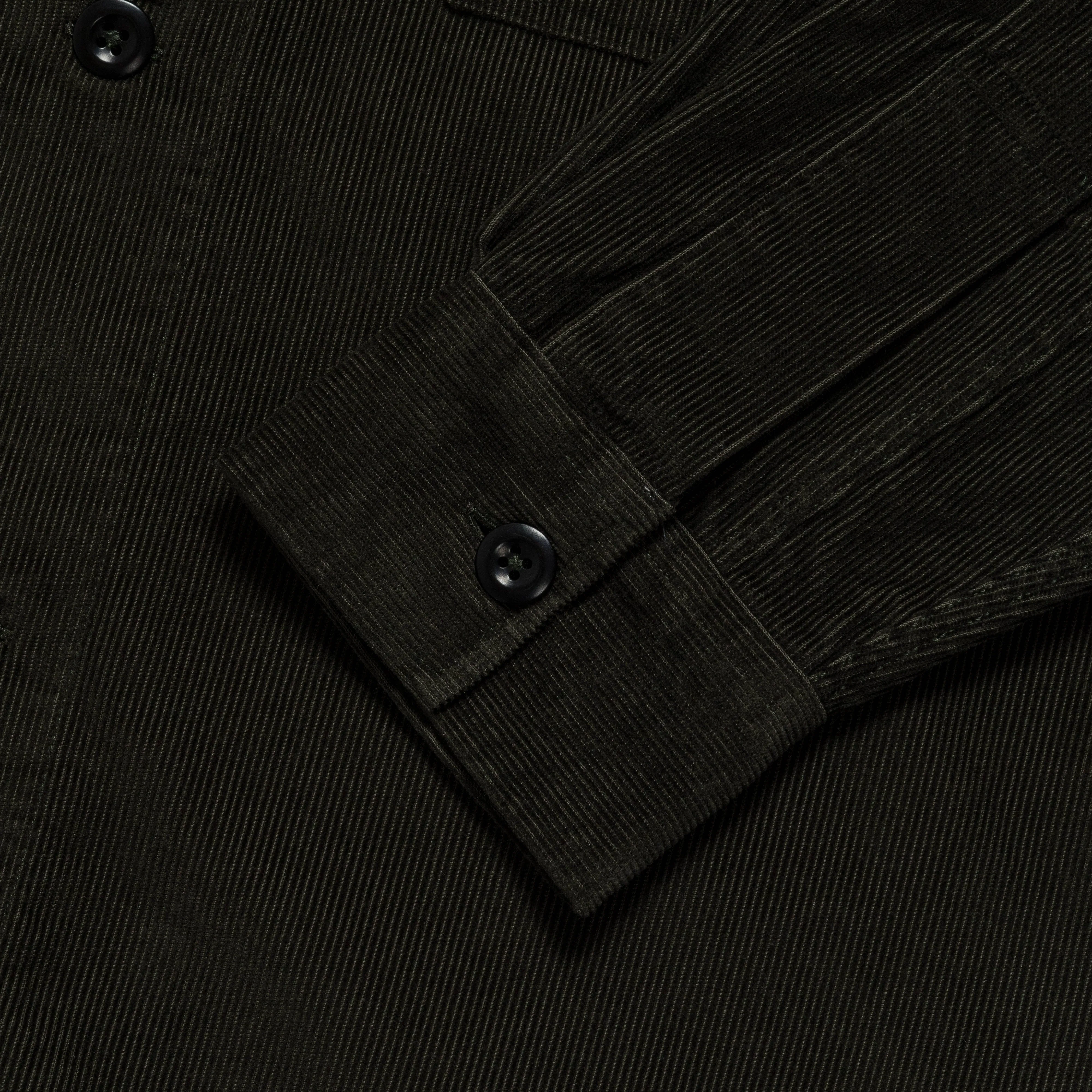 Big Pocket Shirt - Forest Dry Cotton Needlecord