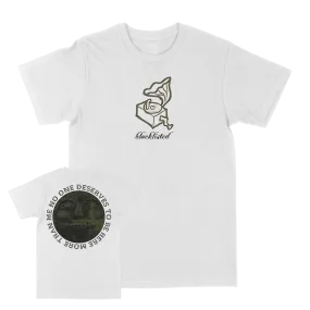 Blacklisted “No One: Phonograph” White T-Shirt